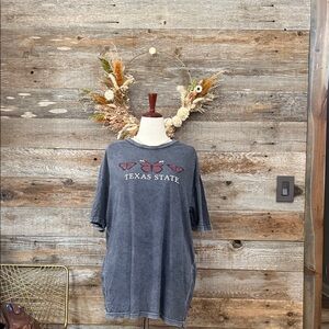 Texas State Graphic Short Sleeve Tee - Gray